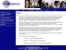 Tablet Screenshot of medsphereonline.com